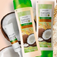 Wheat And Coconut Shampoo Conditioner And Hot Oil For Dry And Damaged Hairs