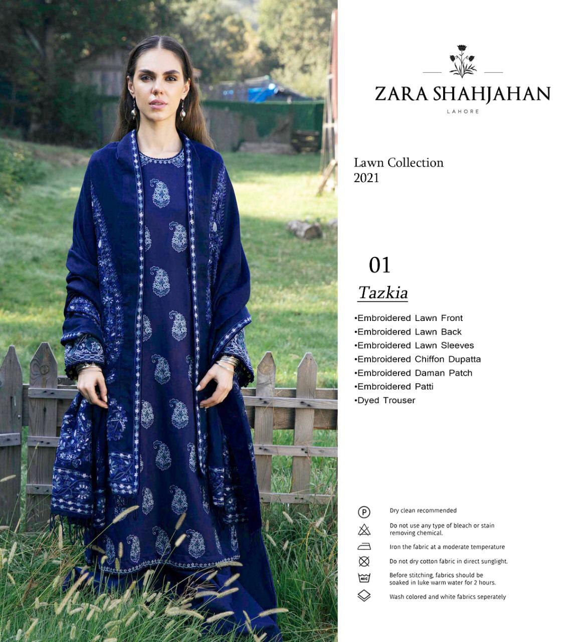 ZARA SHAHJAHAN LUXURY LAWN