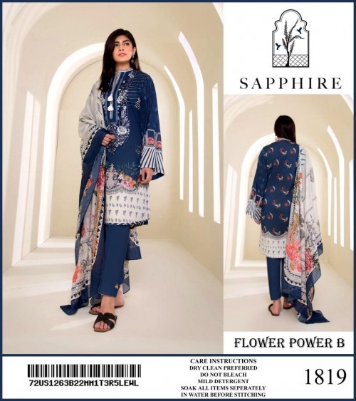 Sapphire  Linen
