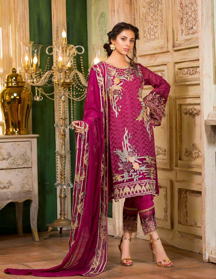 Ramsha - Chiffon 3 Pcs