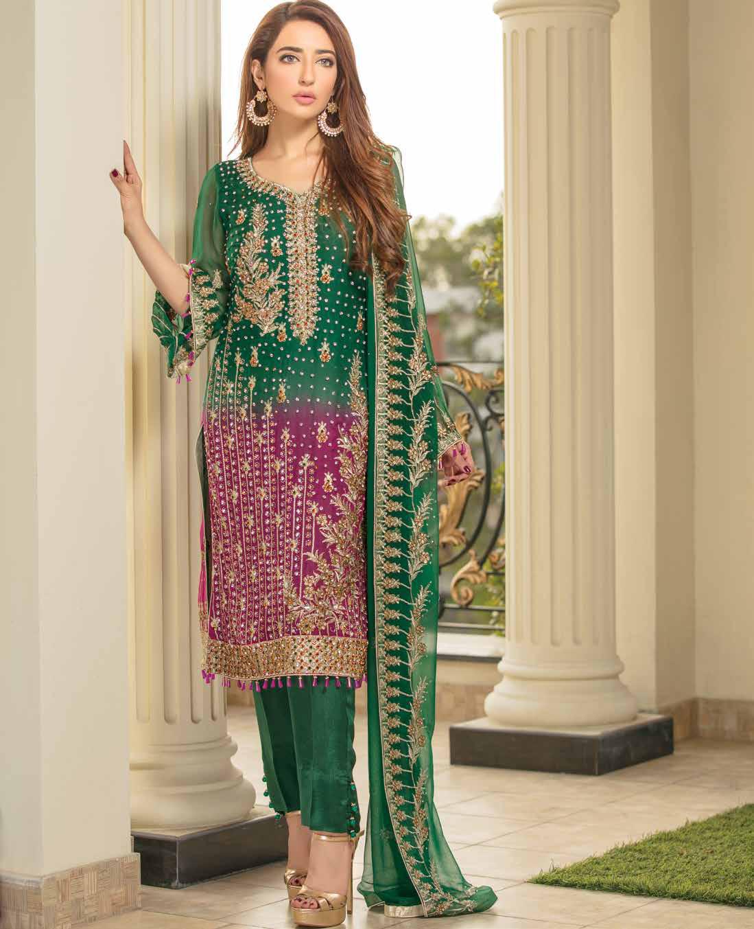 Ramsha - Chiffon  3pc