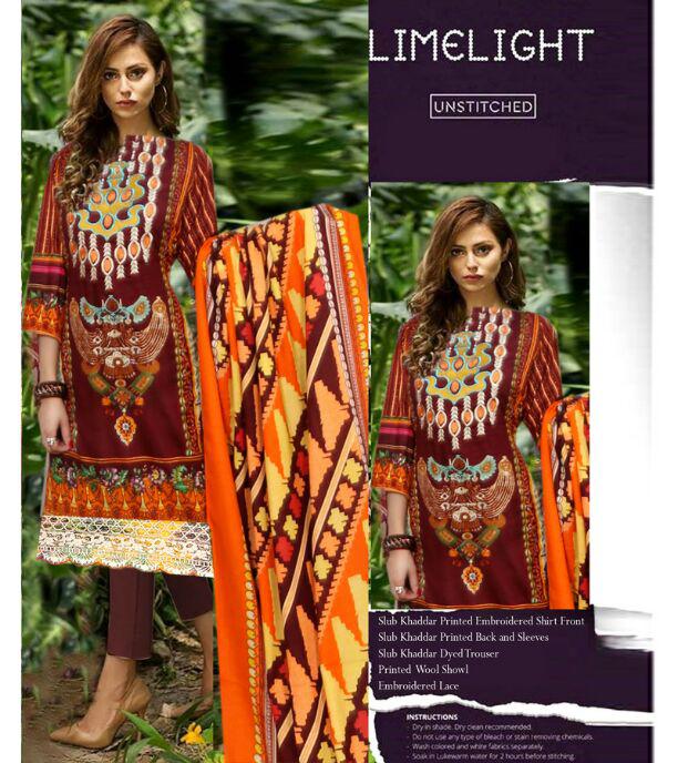 Limelight - Khaddar 3 Pcs