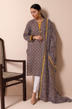 Fabrics 2 Piece |Top Dupatta