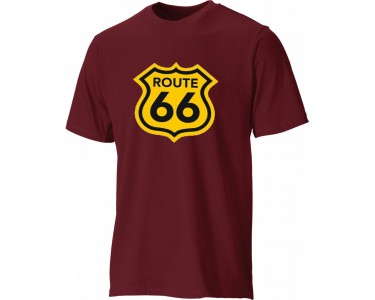 Route 66 Printed High Quality T-Shirt